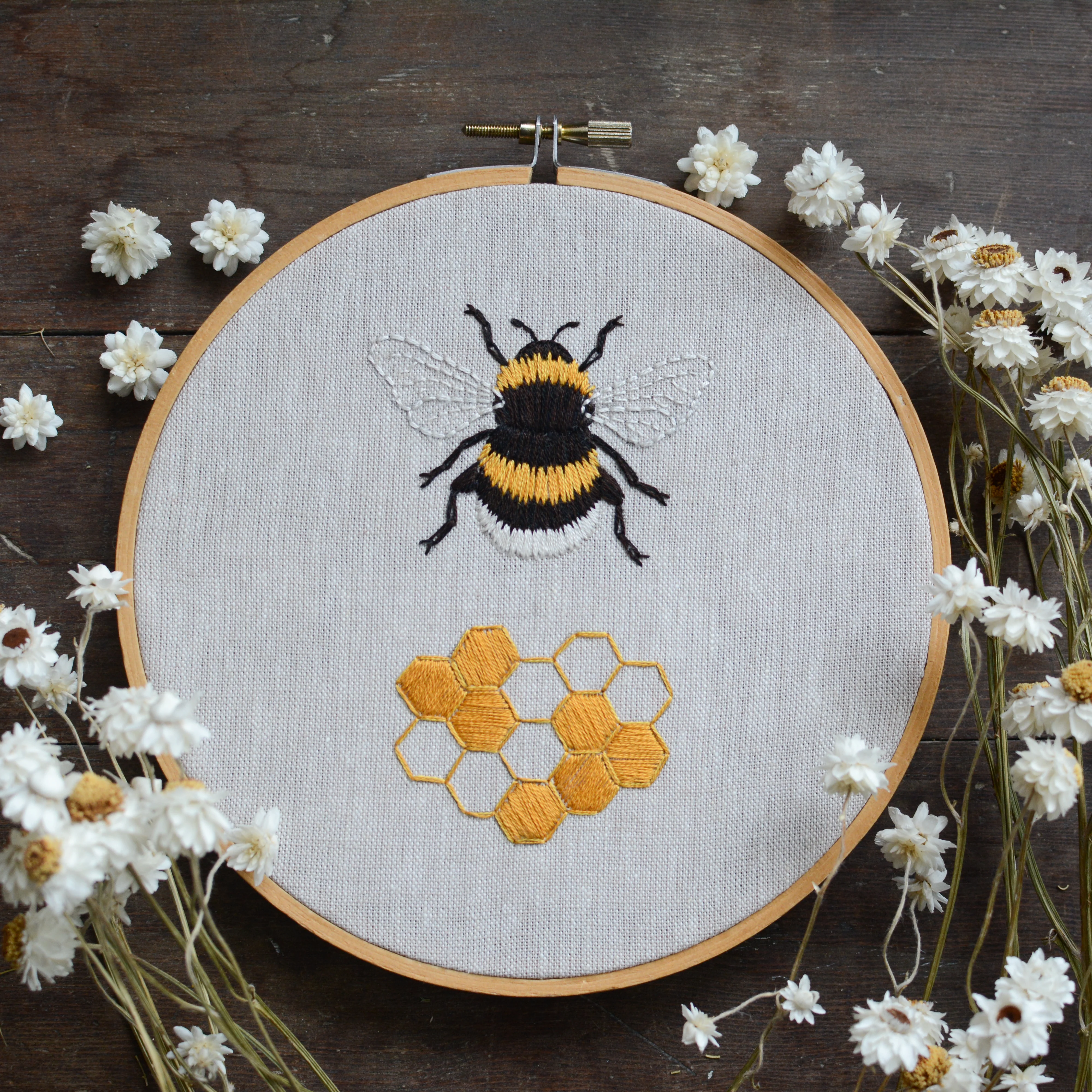 As Sweet As Can Bee Embroidery Pattern - Image 5