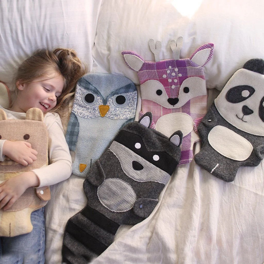 BUNDLE Marine + Animal Hot Water Bottle Cover Sewing Patterns - Image 3
