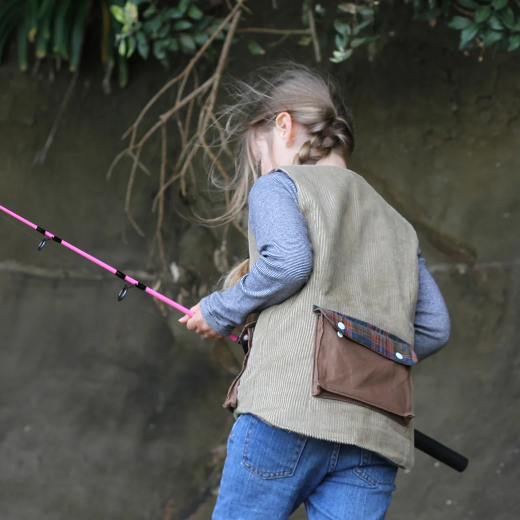 Fishing Vest Add-on Sewing Pattern - Child ~ for Trailblazer Vests - Image 11