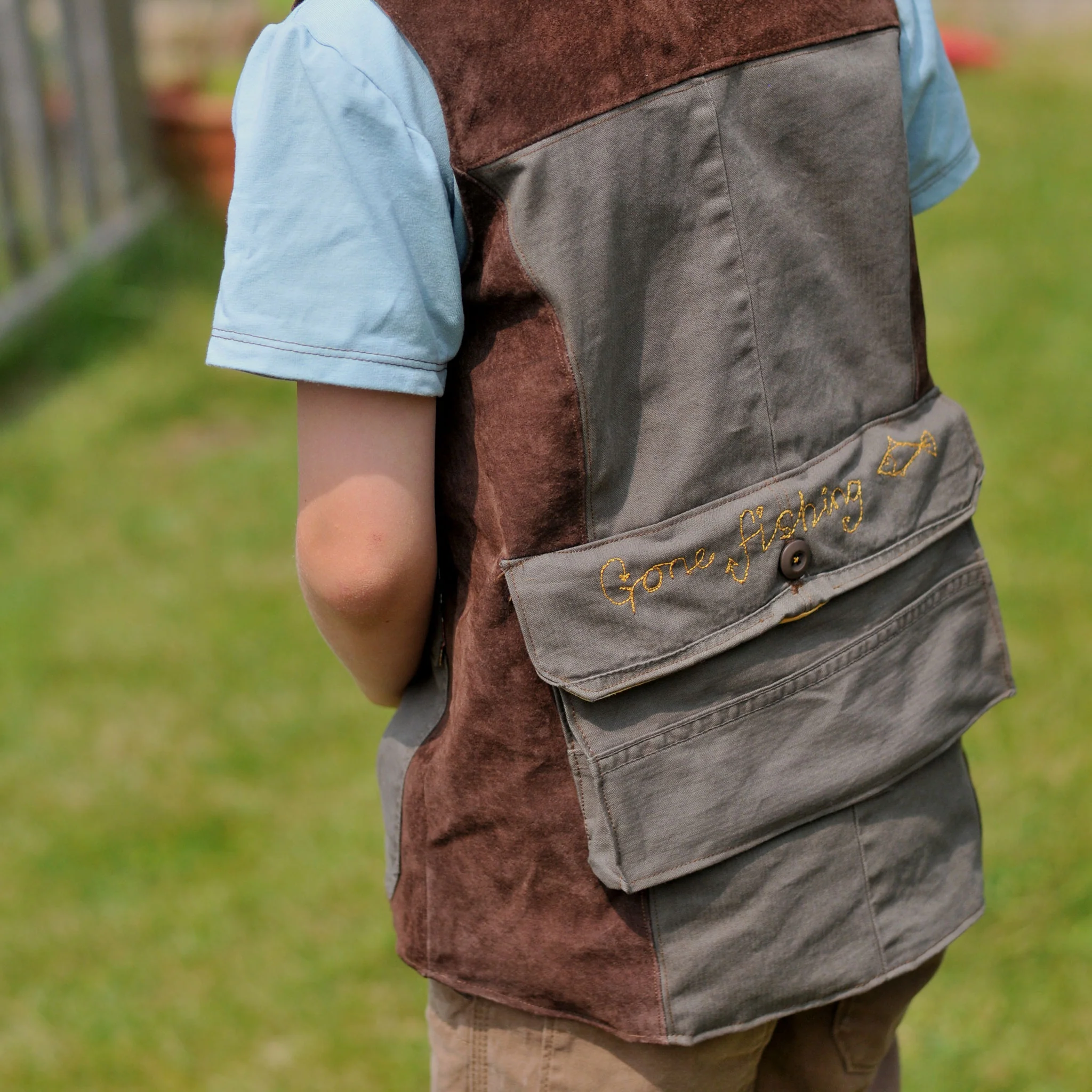 Fishing Vest Add-on Sewing Pattern - Child ~ for Trailblazer Vests - Image 14