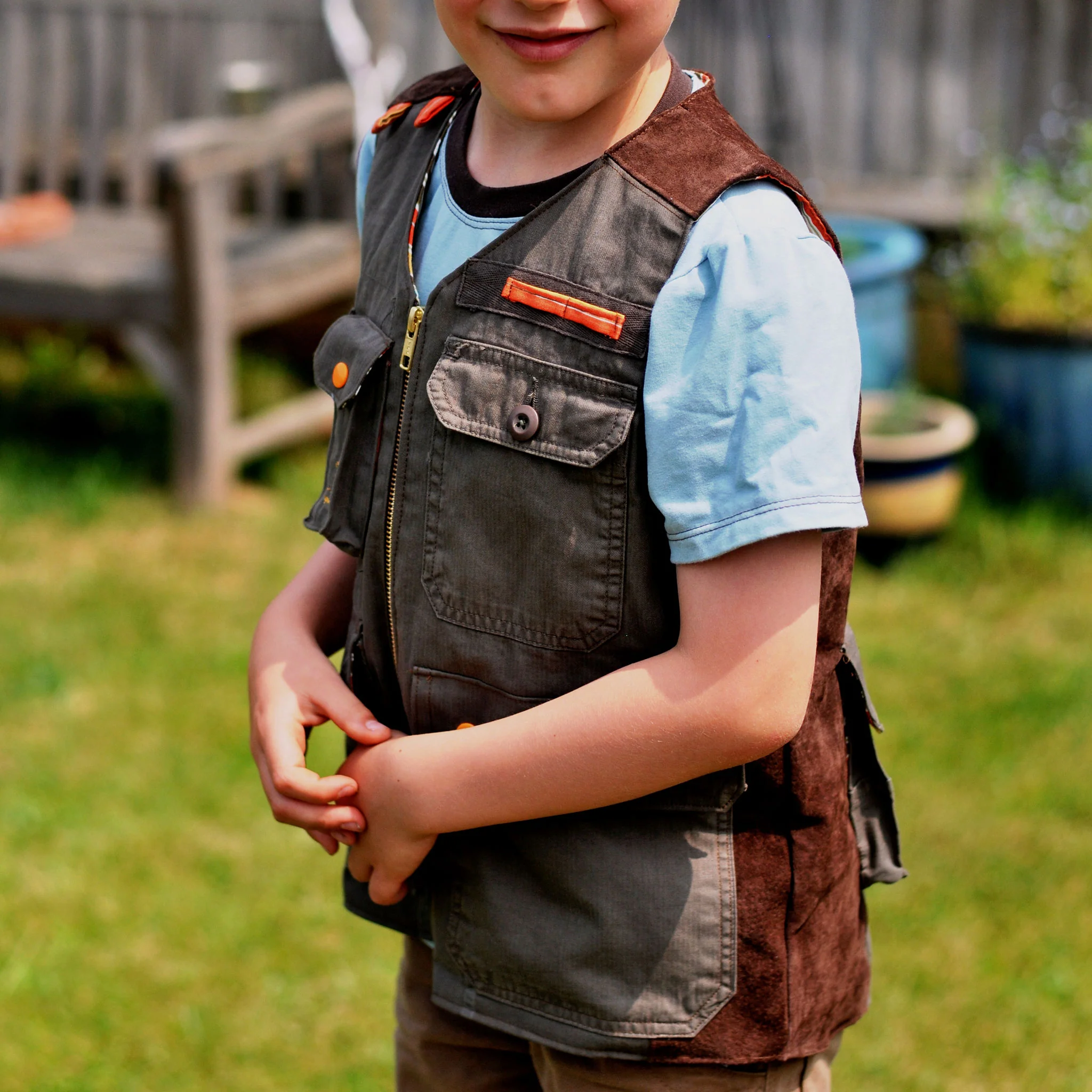Fishing Vest Add-on Sewing Pattern - Child ~ for Trailblazer Vests - Image 9