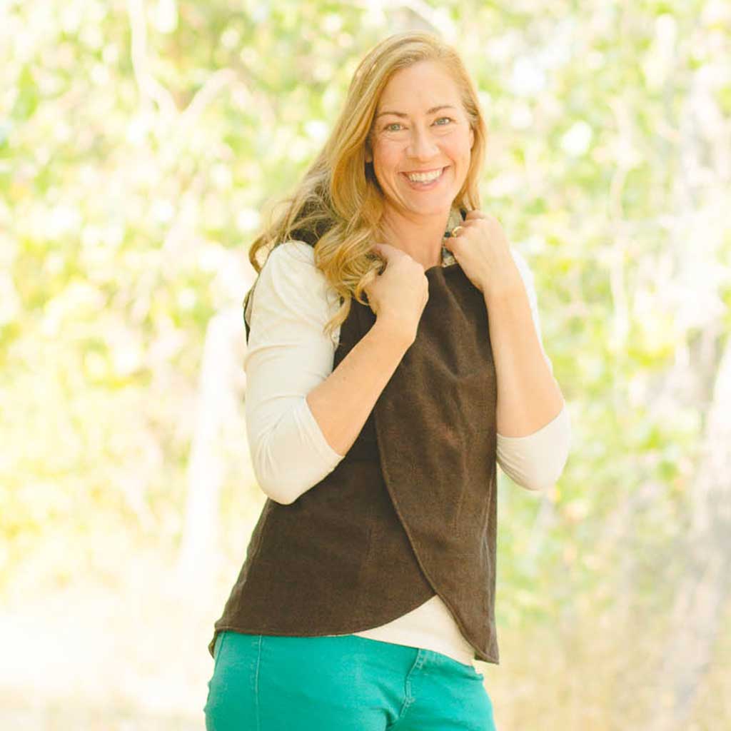 Crossroads Vest Add-on Sewing Pattern - Women's/Curved Fit - Image 11