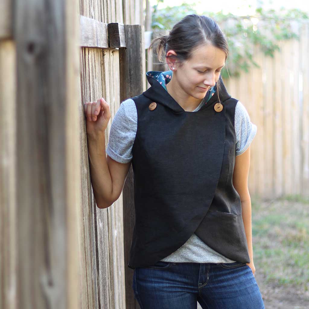 Crossroads Vest Add-on Sewing Pattern - Women's/Curved Fit - Image 14