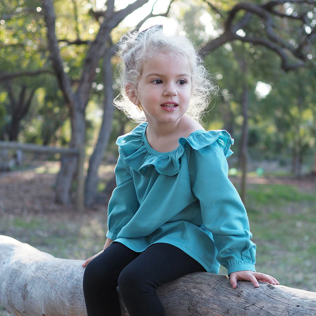 Driftwood Blouse + Dress Sewing Pattern - Baby + Child - Image 12