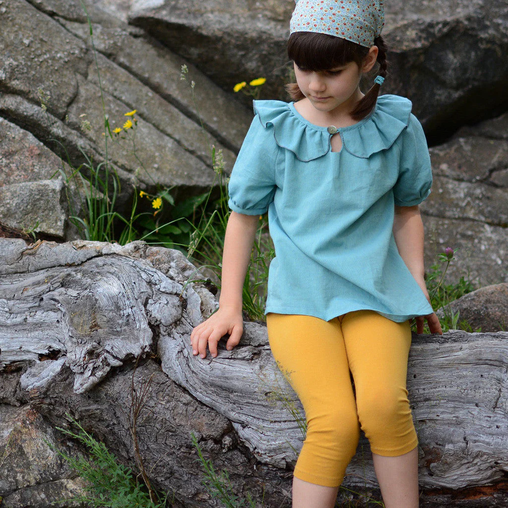 Driftwood Blouse + Dress Sewing Pattern - Baby + Child - Image 14
