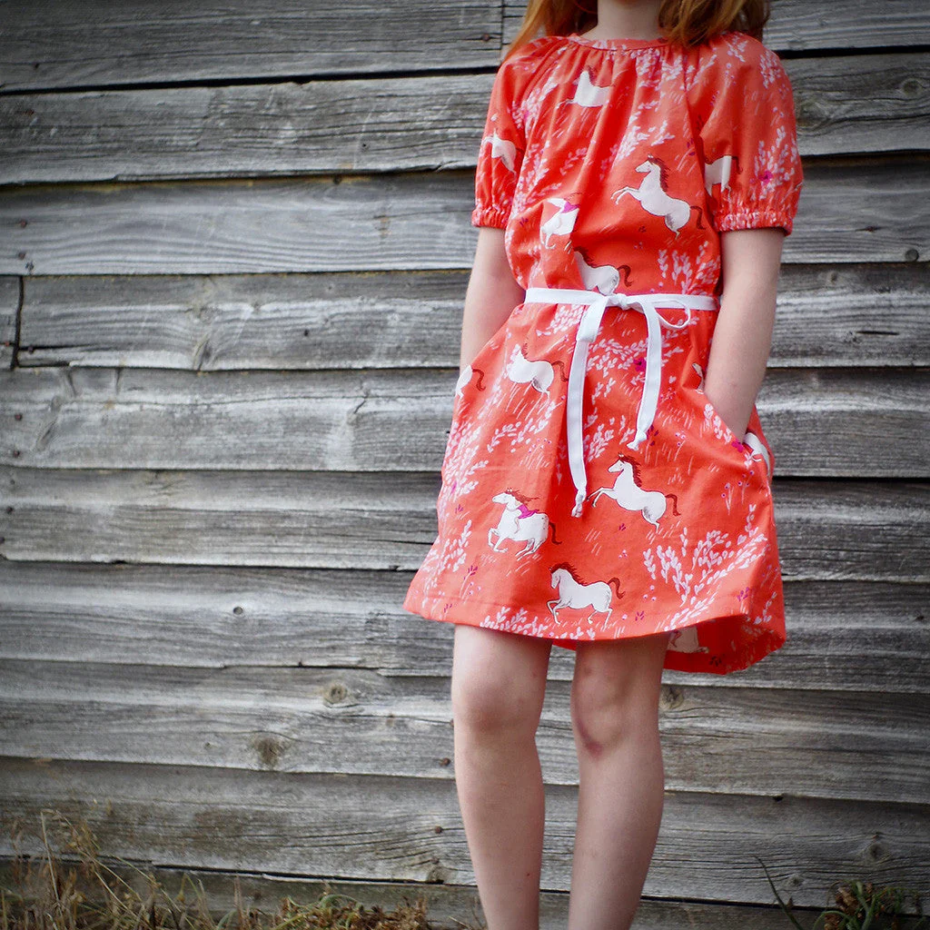 Driftwood Blouse + Dress Sewing Pattern - Baby + Child - Image 9
