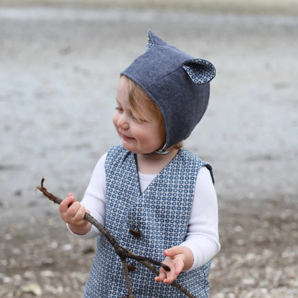 Evergreen Bonnet Sewing Pattern - Baby + Child - Image 6