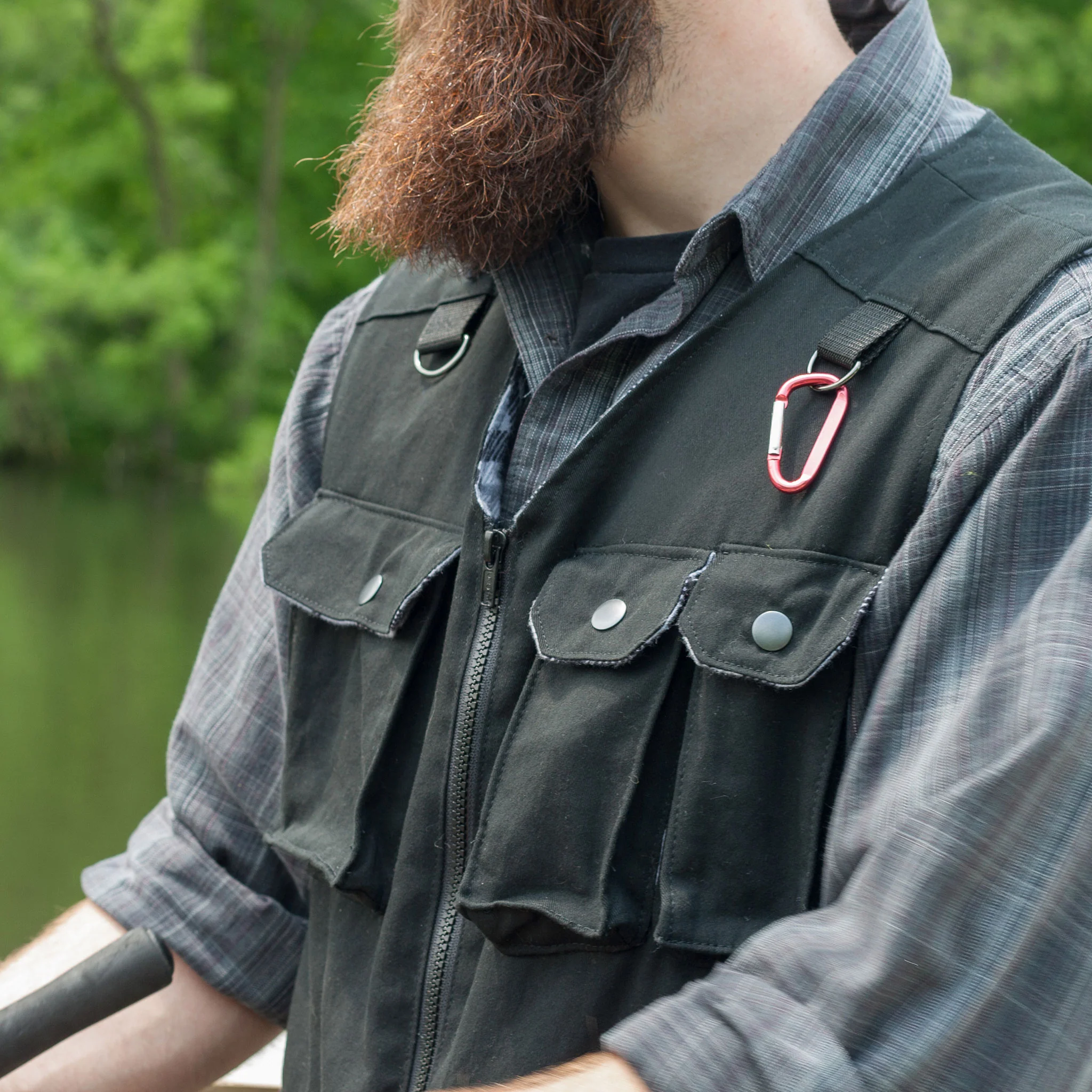 Fishing Vest Add-on Sewing Pattern - Adult ~ for Trailblazer Vests - Image 3