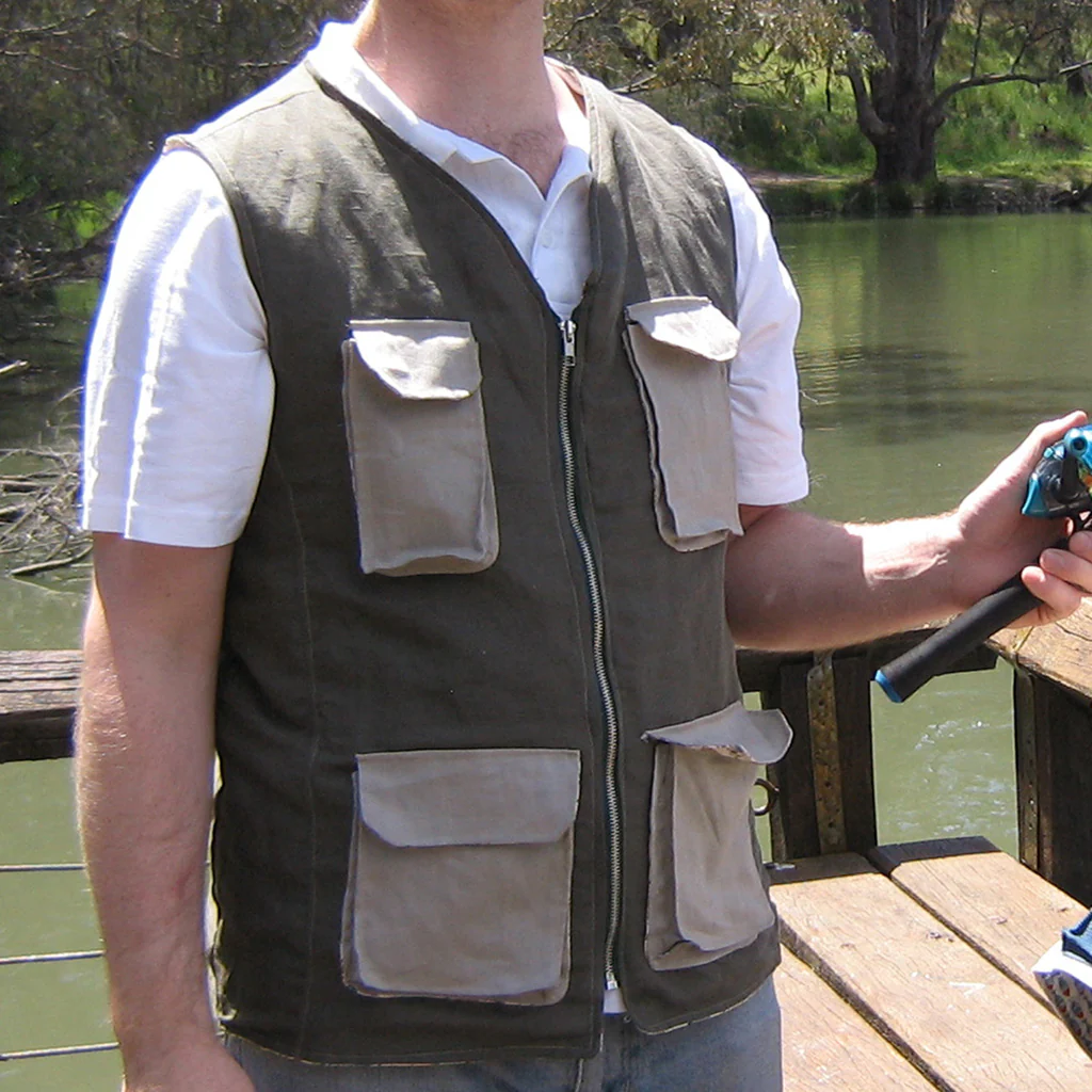 Fishing Vest Add-on Sewing Pattern - Adult ~ for Trailblazer Vests - Image 7