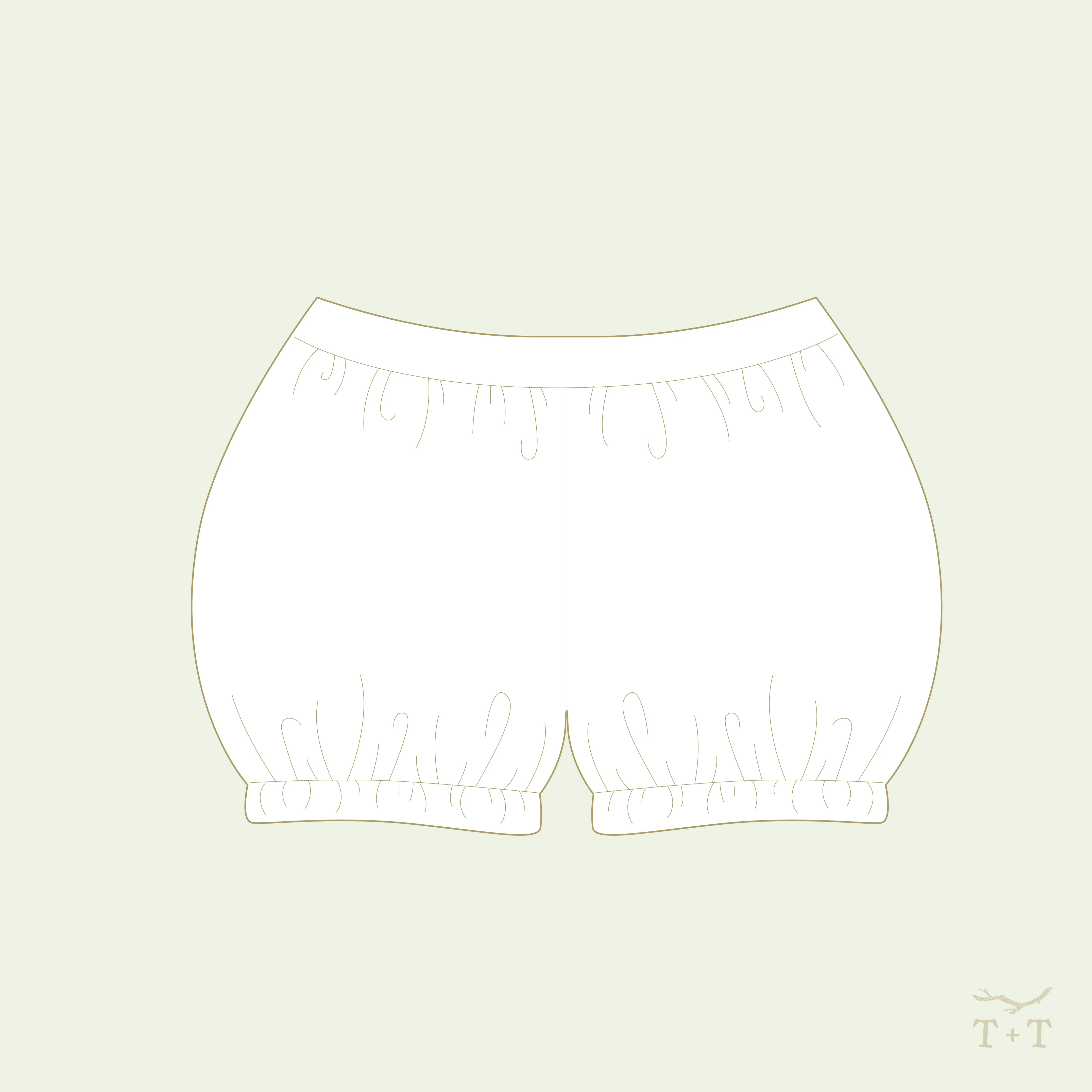 French Knickers Sewing Pattern - Doll - Image 2