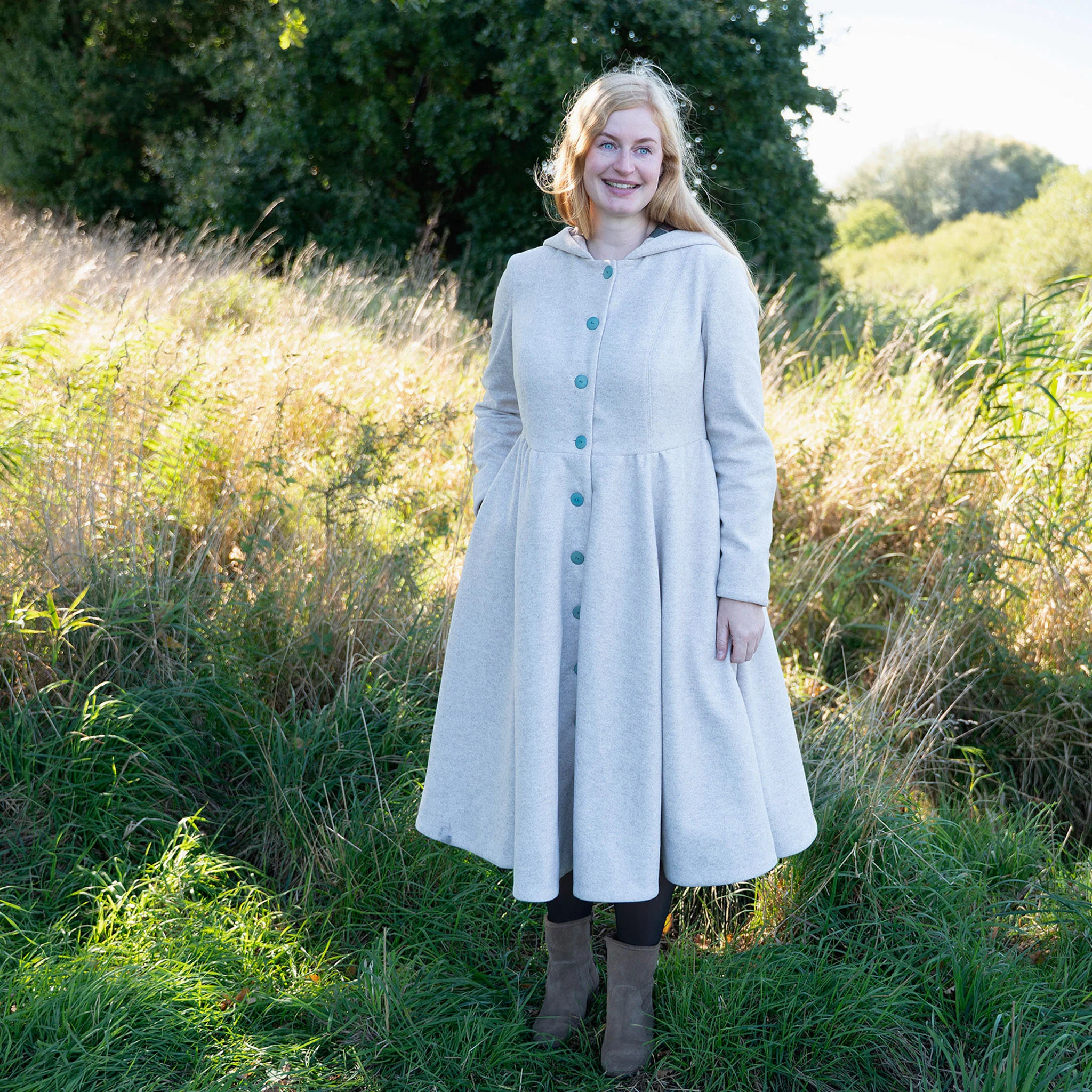 Flourish Dress Coat Sewing Pattern - Women's/Curved Fit - Image 12