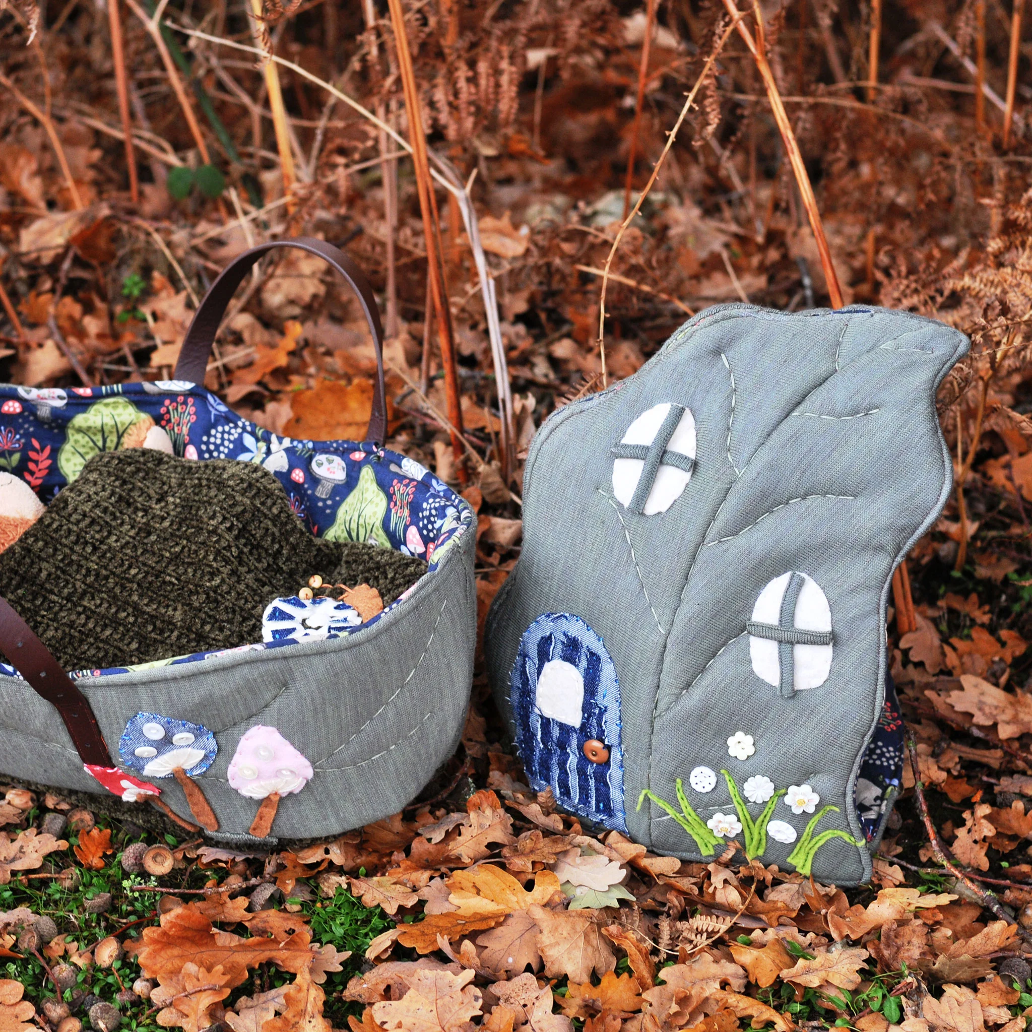 Nature Basket Sewing Pattern - Forest - Image 11