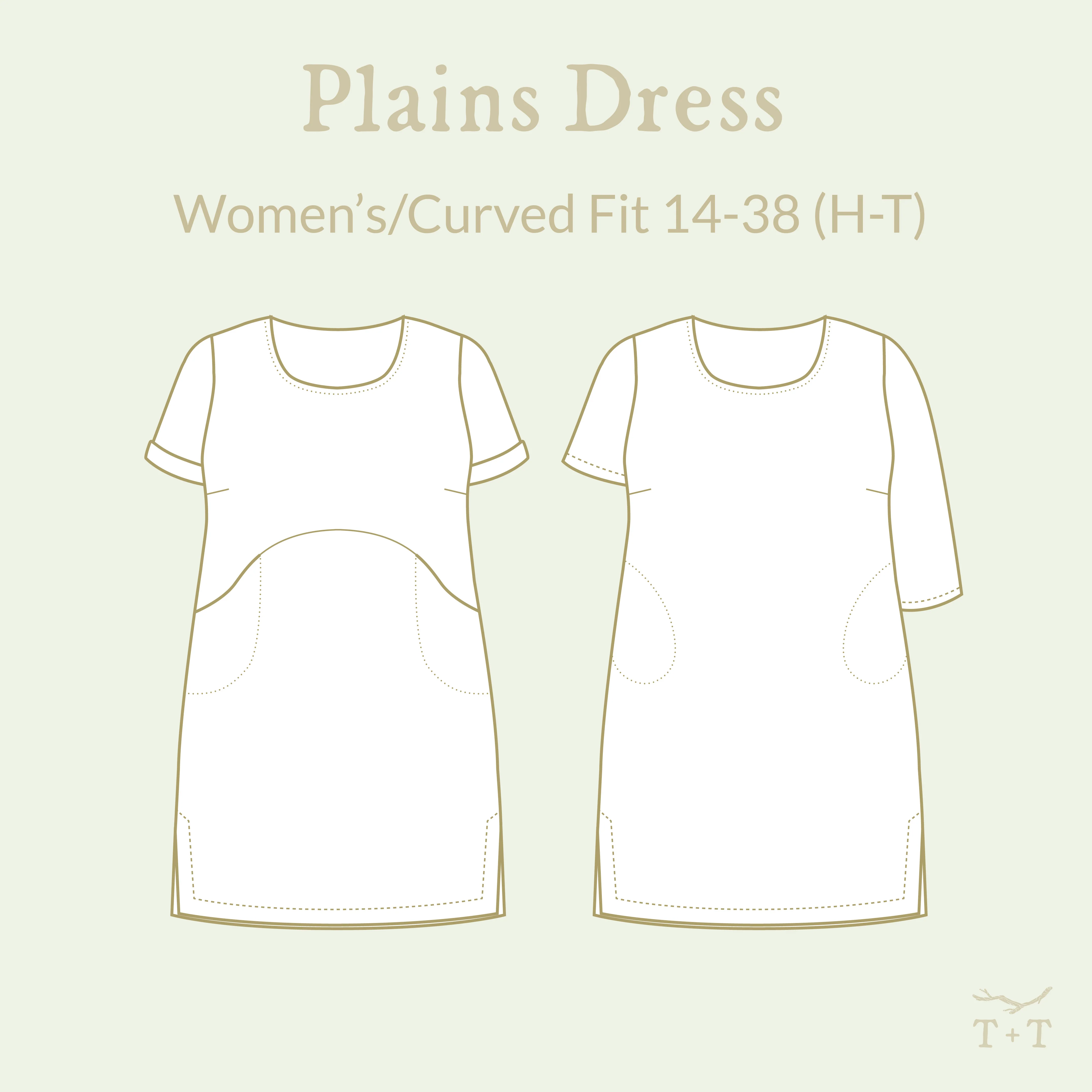 Plains Dress Sewing Pattern - Women's/Curved Fit - Image 3