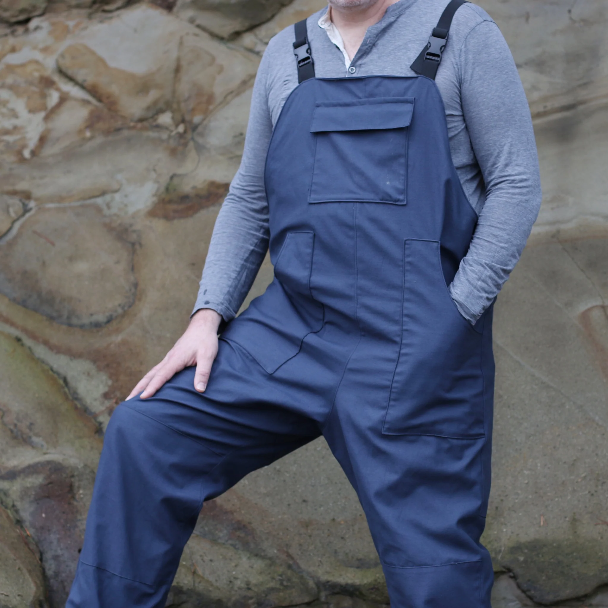 Rainhaven Overalls Sewing Pattern - Men's/Straight Fit ~ waterproof overalls - Image 4