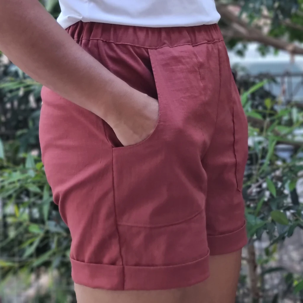 Coastal Cuffed Shorts Sewing Pattern - Women's/Curved Fit - Image 13