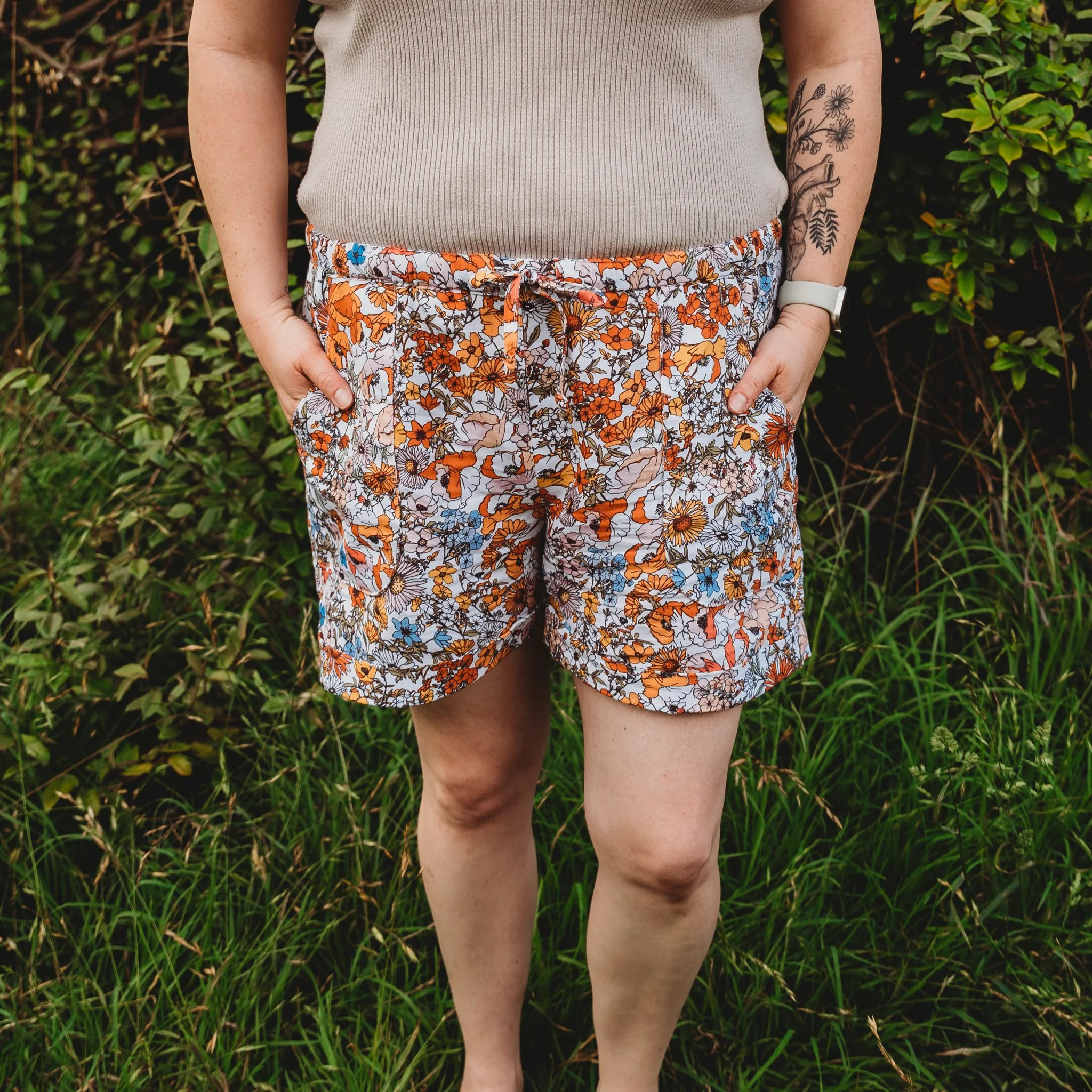 Coastal Cuffed Shorts Sewing Pattern - Women's/Curved Fit - Image 3