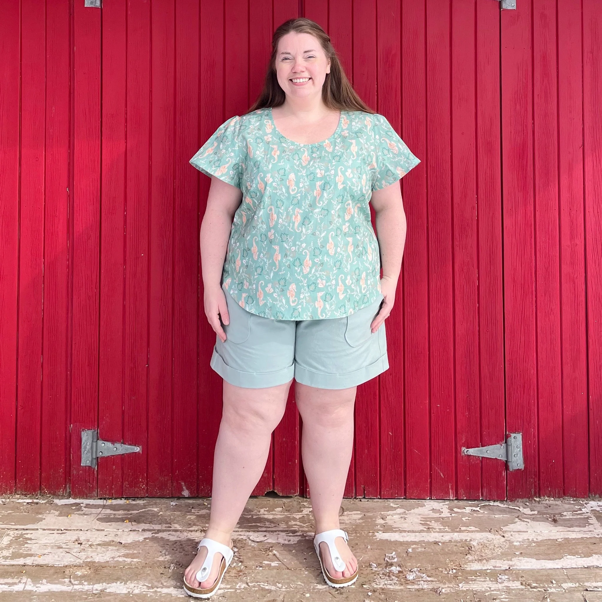 Coastal Cuffed Shorts Sewing Pattern - Women's/Curved Fit - Image 8