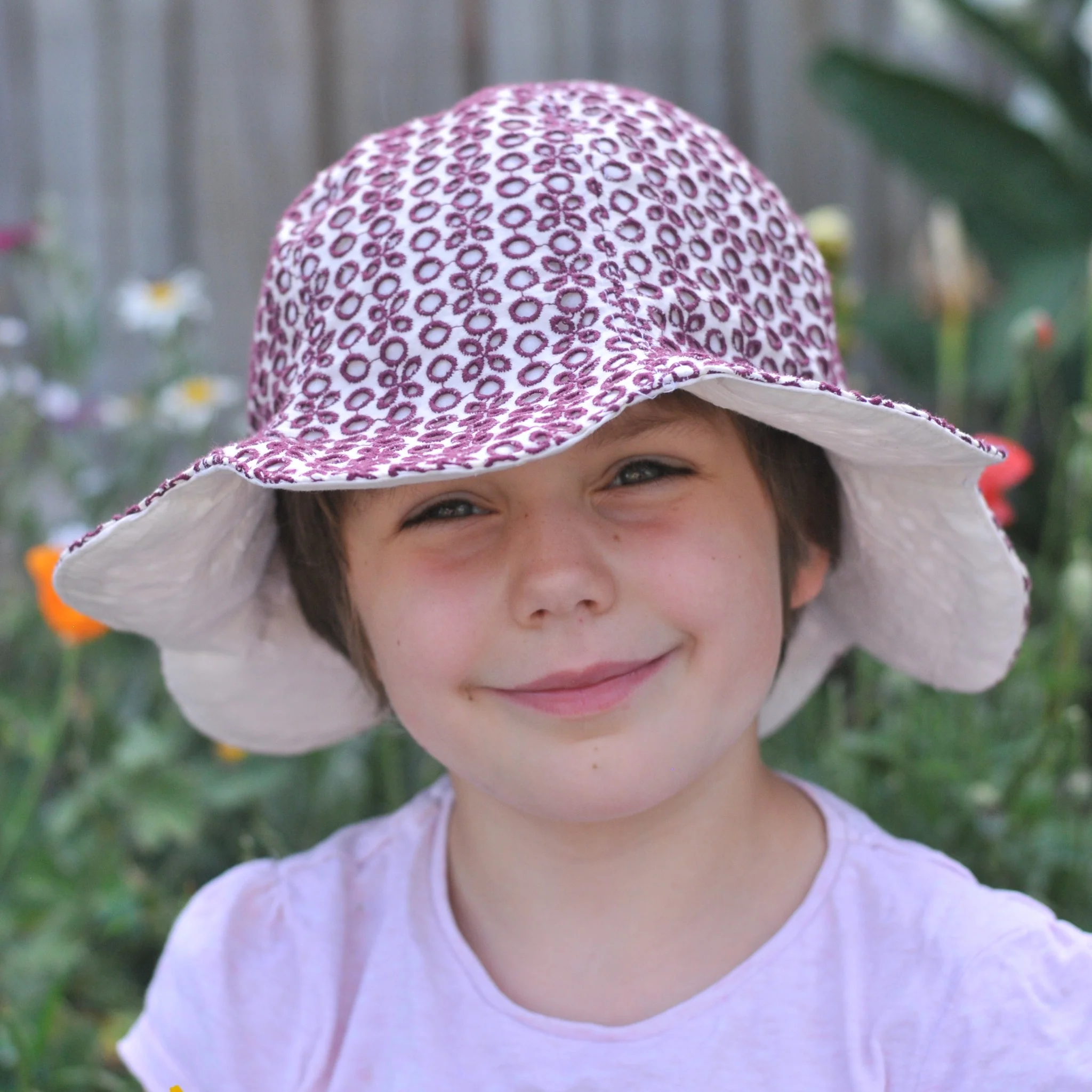 Flower Add-on Sewing Pattern - Baby, Child + Adult ~ for Sunny Hat - Image 3