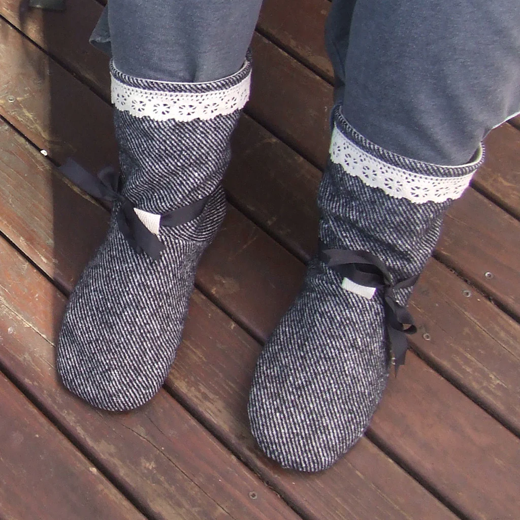 BUNDLE - Tie Back Boots Sewing Patterns - Family ~ Baby, Child + Adult - Image 18