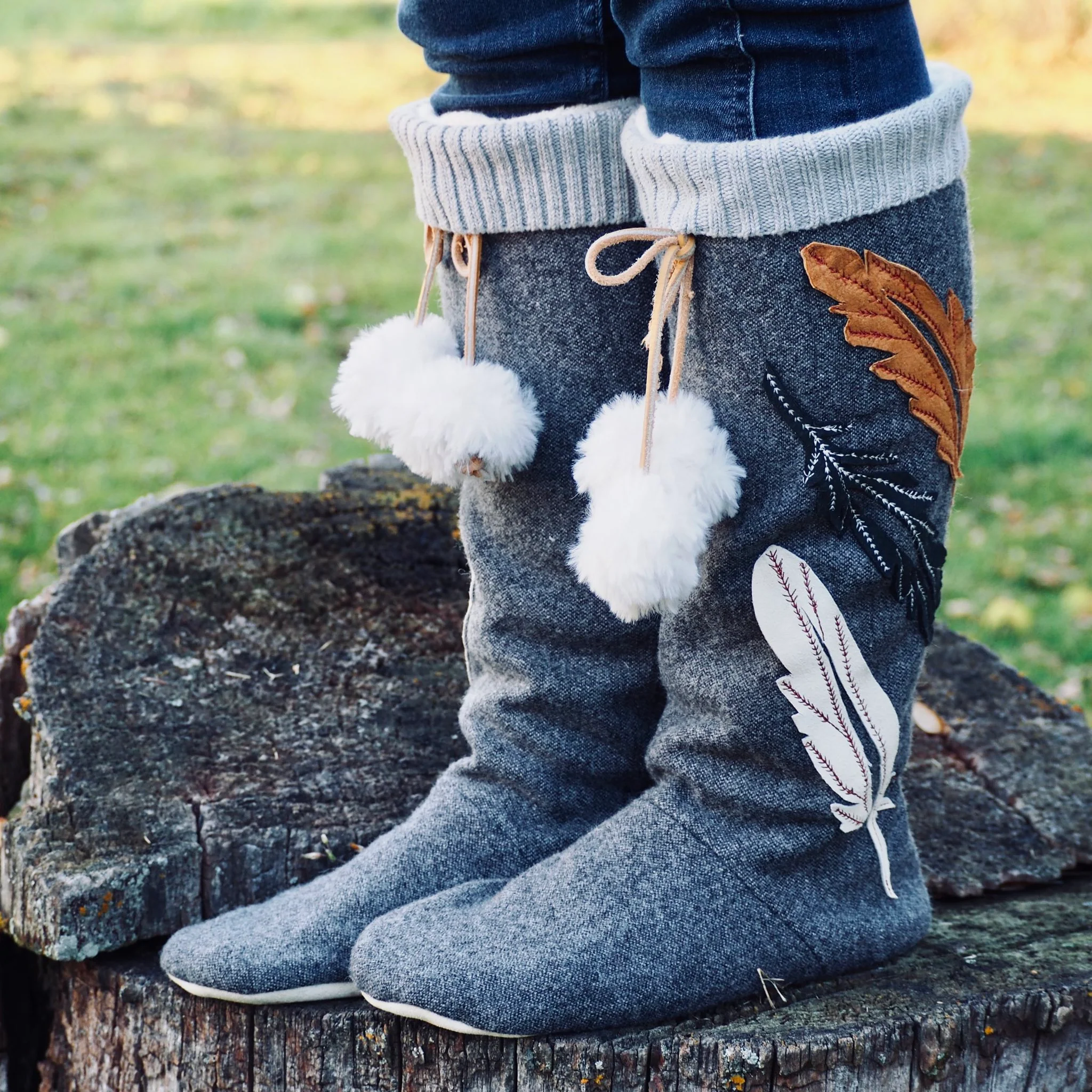 BUNDLE - Tie Back Boots Sewing Patterns - Family ~ Baby, Child + Adult - Image 4