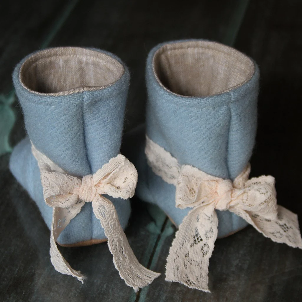 BUNDLE - Tie Back Boots Sewing Patterns - Family ~ Baby, Child + Adult - Image 7