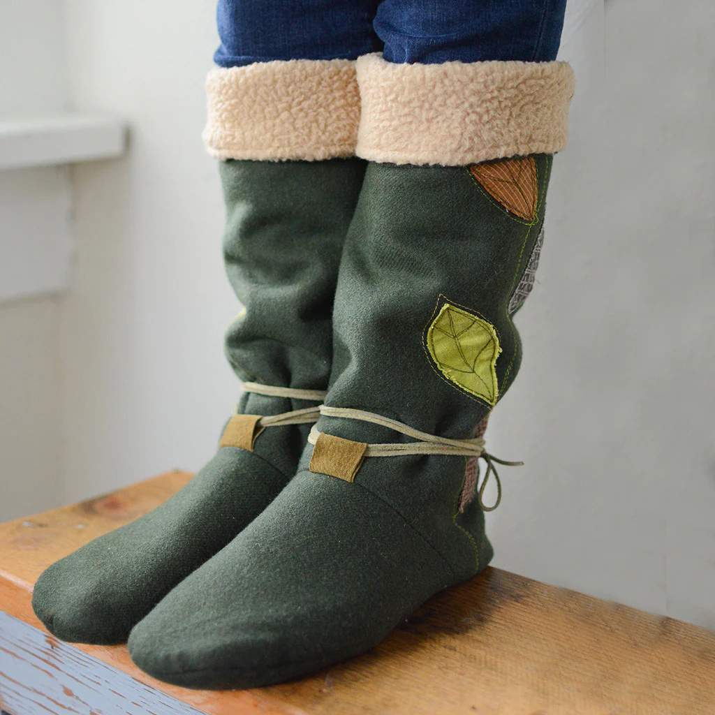 Tie Back Boots Sewing Pattern - Adult - Image 13