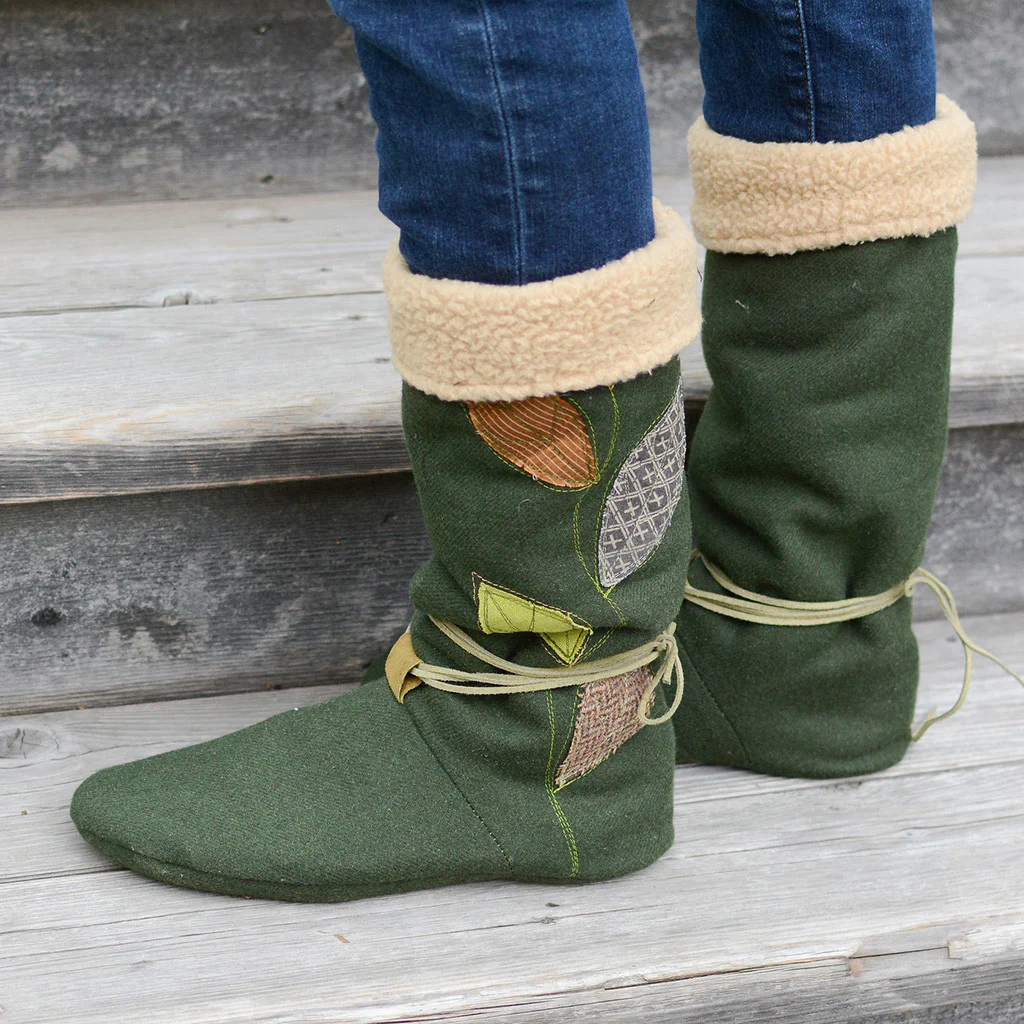 Tie Back Boots Sewing Pattern - Adult - Image 17