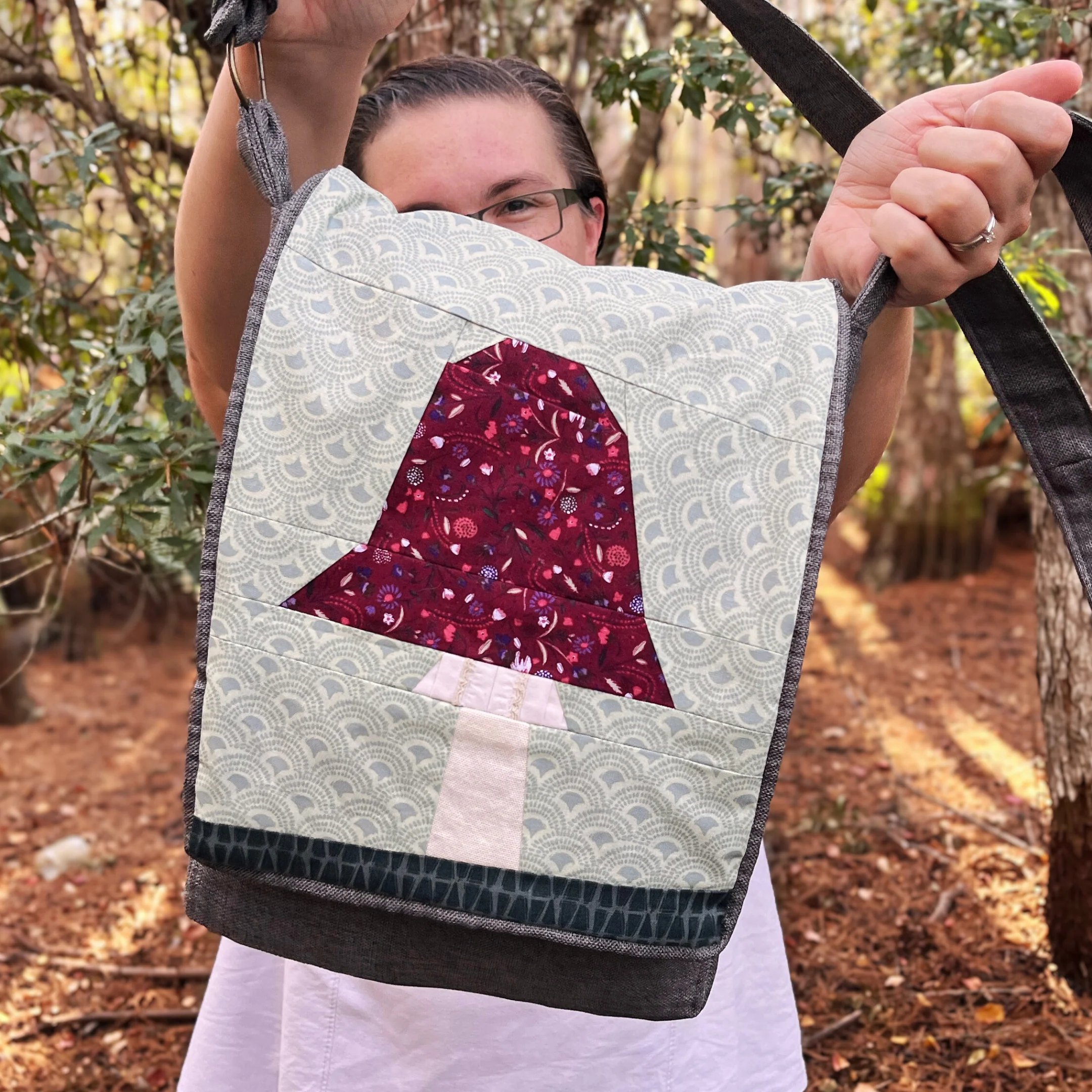 Toadstool FPP Quilt Block Template - Image 4