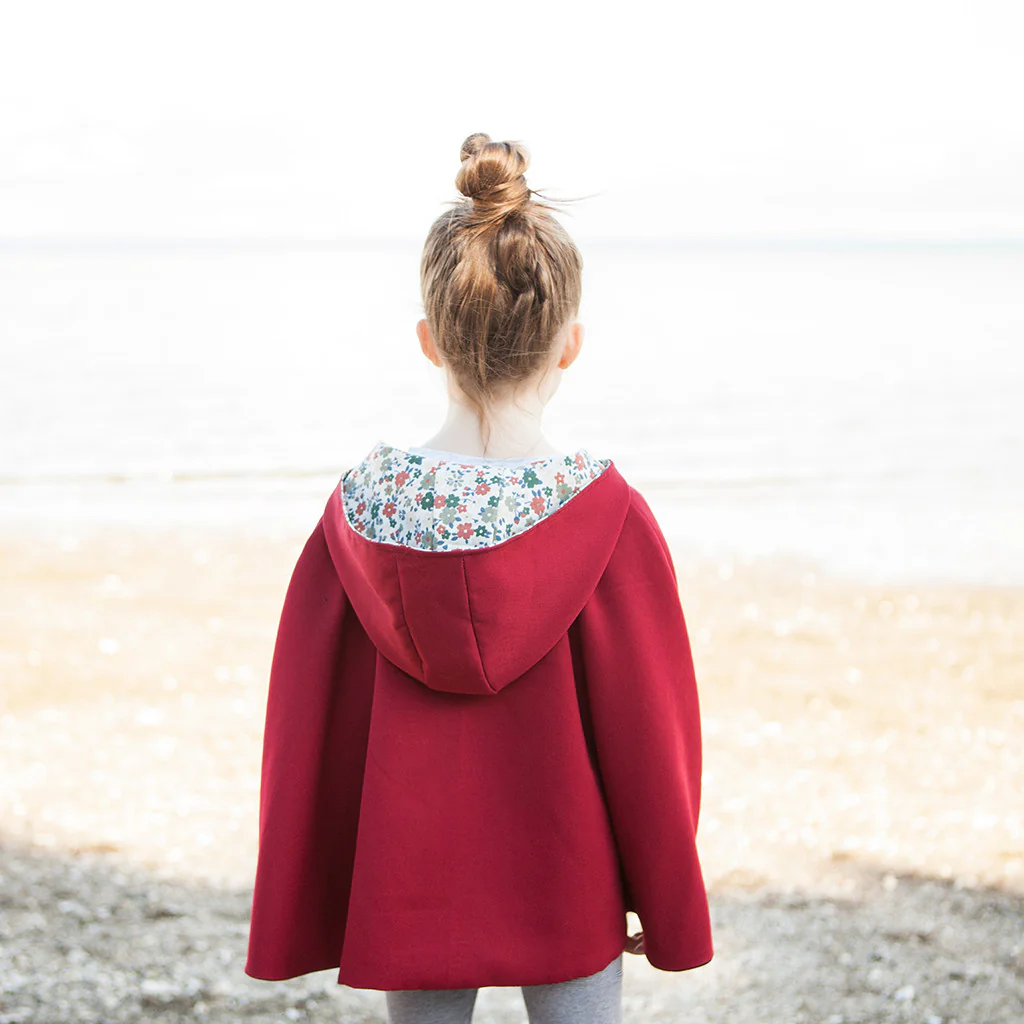 Traveller Cape Sewing Pattern - Child ~ reversible - Image 6