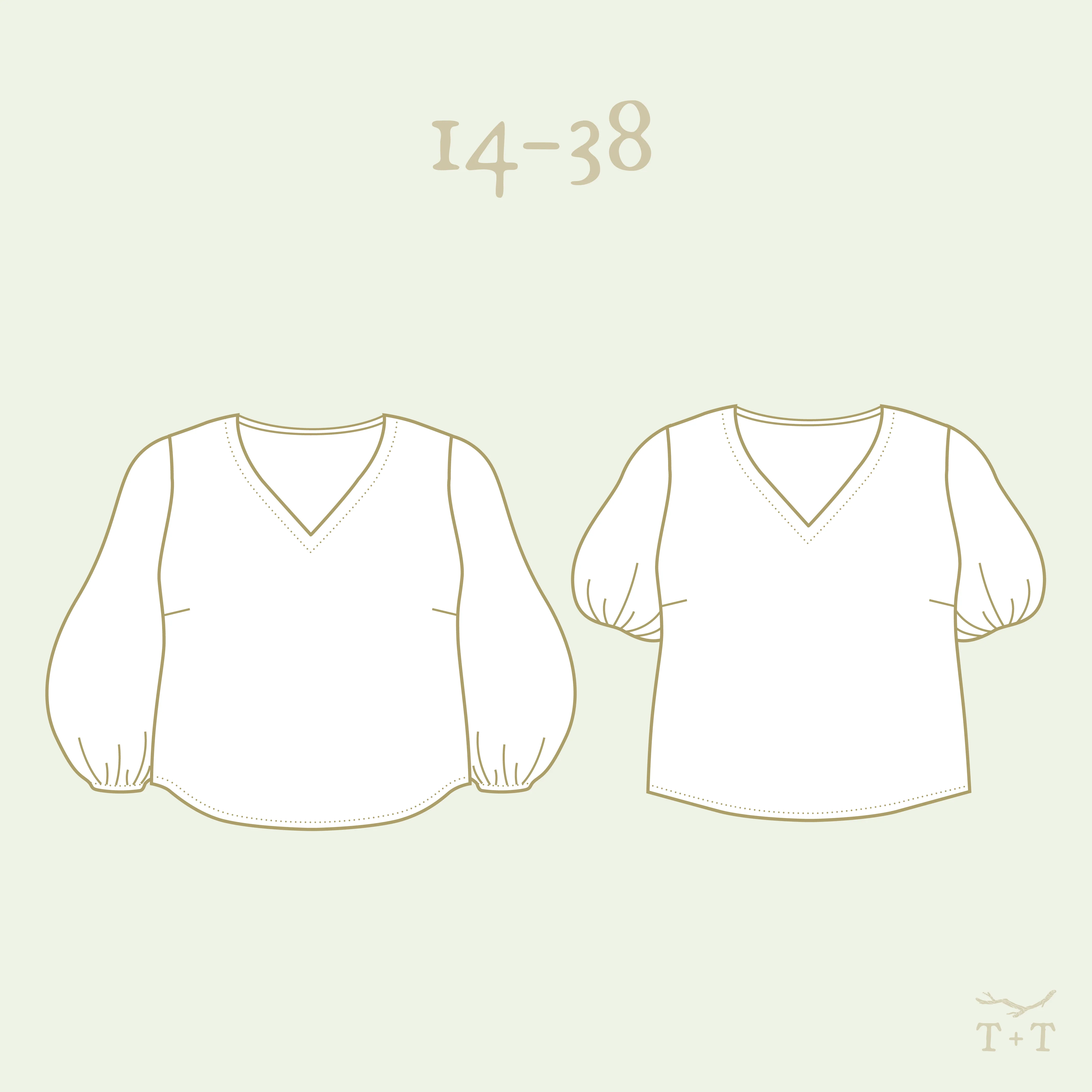Vista Top Sewing Pattern - Women's/Curved Fit - Image 3