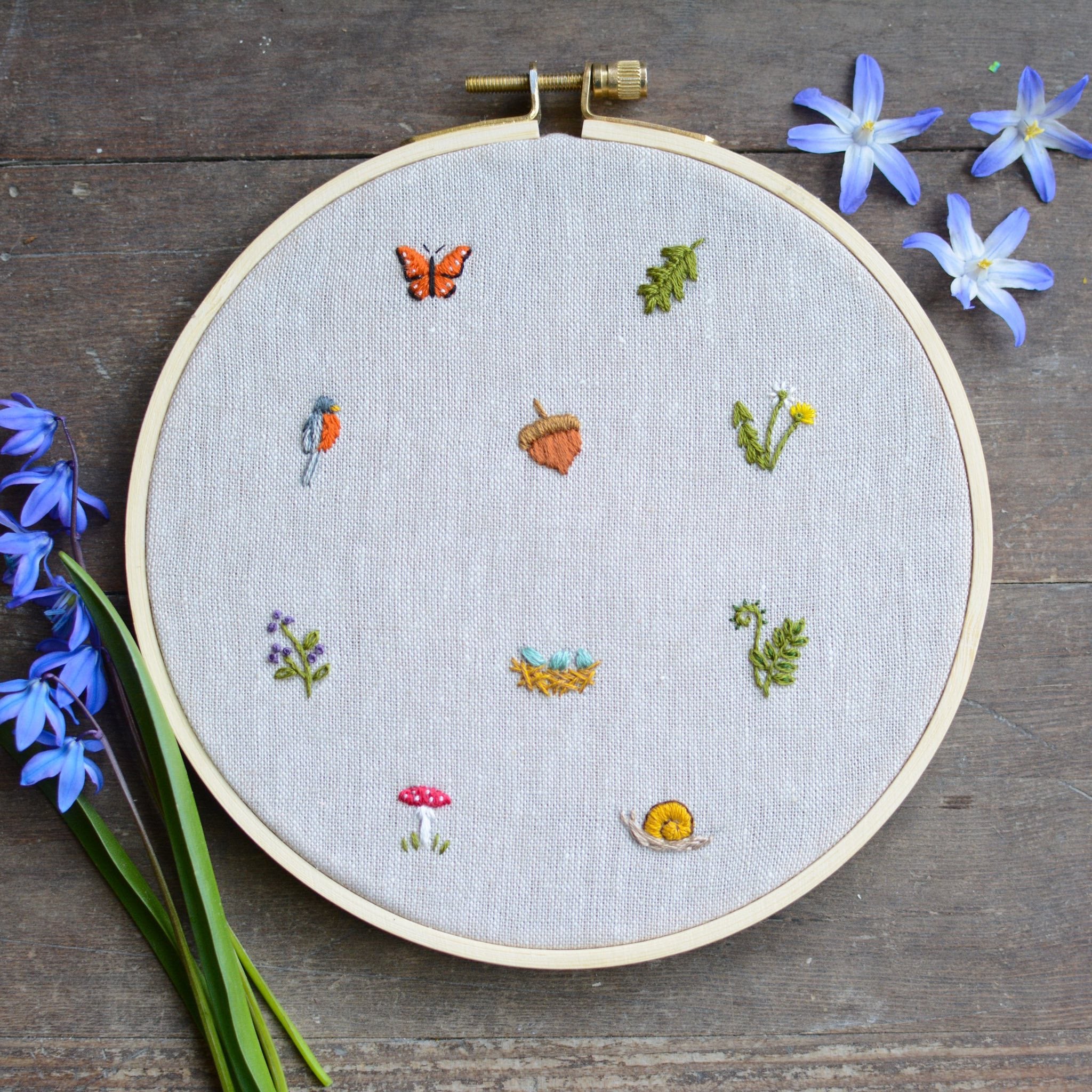 Woodland Alphabet Embroidery Pattern - Image 3