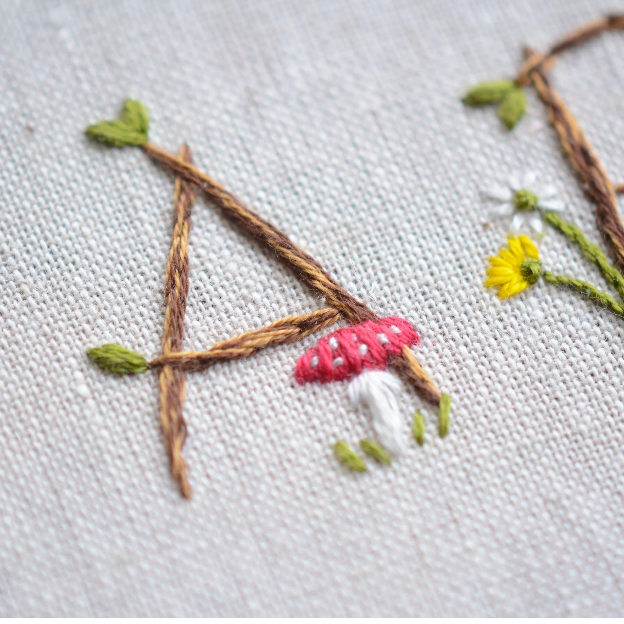 Woodland Alphabet Embroidery Pattern - Image 4